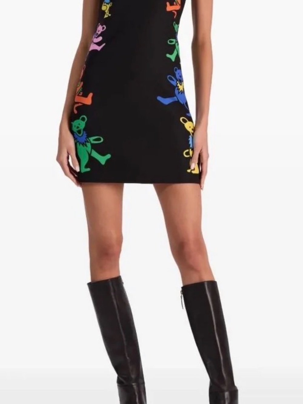 Alice and Olivia Grateful Dead Bears Mimi Sheath Dress - Picture 2 of 8